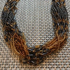 Layered beaded necklace